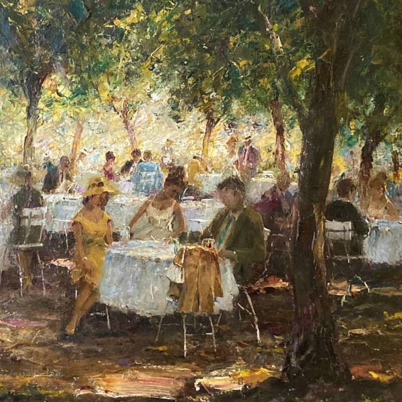 Im Cafégarten (Otto Pippel)