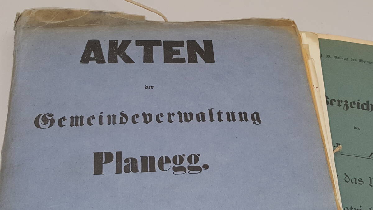 Akten Planegg, Archiv